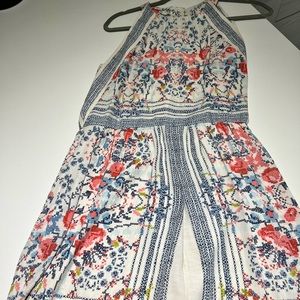 BCBG printed silk dress